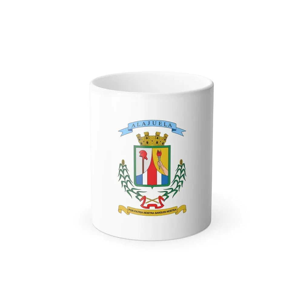 Flag of Alajuela Province Costa Rica - Color Changing Coffee Mug 11oz - Go Mug Yourself
