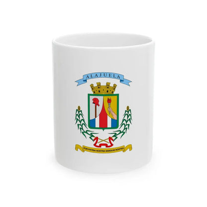 Flag of Alajuela Province Costa Rica - White Coffee Mug 11oz - Go Mug Yourself