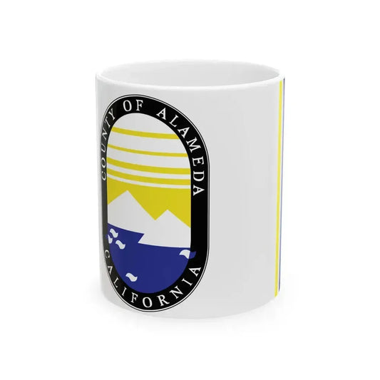 Flag of Alameda County California (United States) White Coffee Mug 11oz - Go Mug Yourself