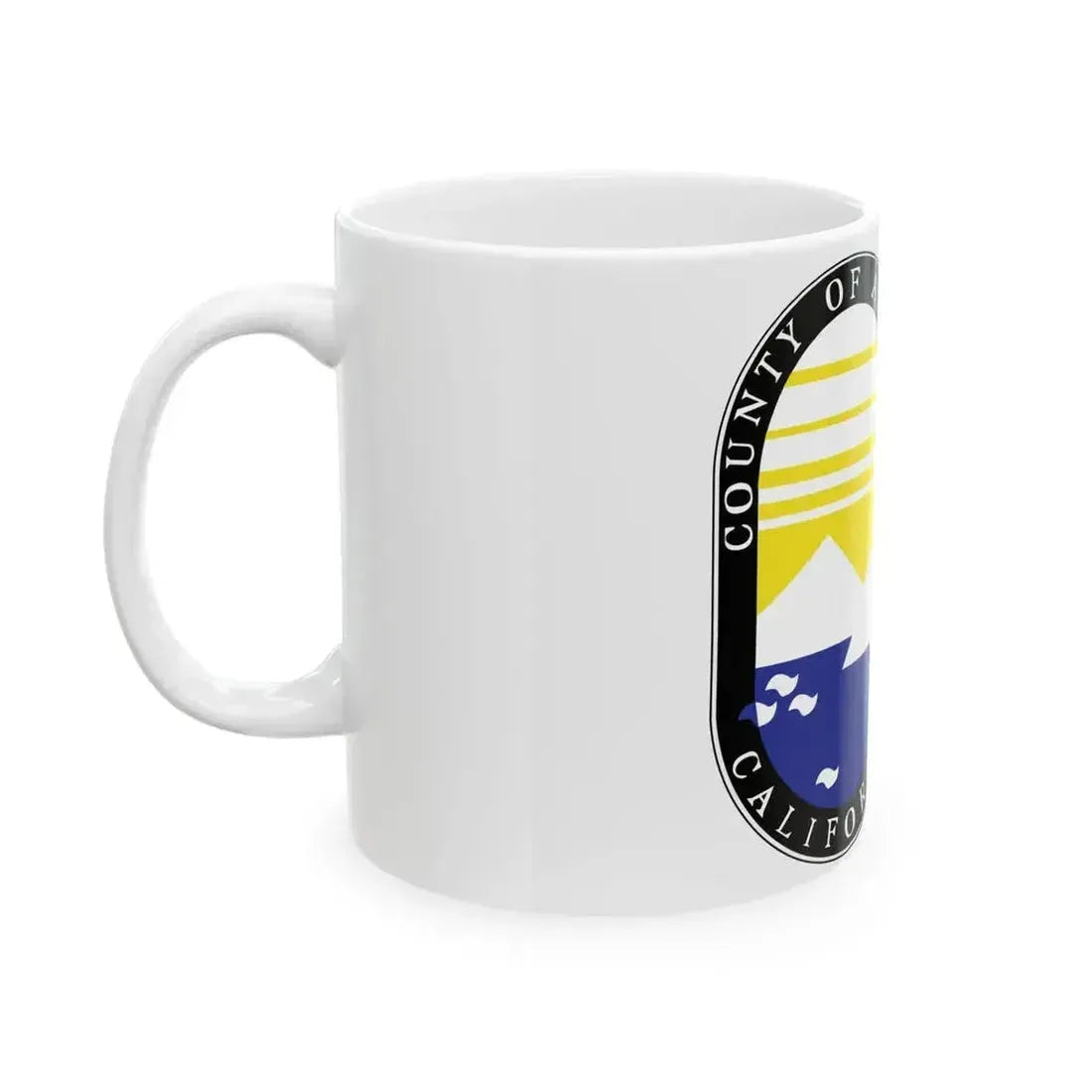 Flag of Alameda County California (United States) White Coffee Mug - Go Mug Yourself
