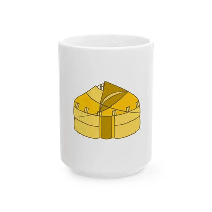 Flag of Alash Autonomy (Kazakhstan) White Coffee Mug 15oz - Go Mug Yourself