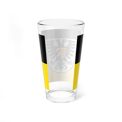 Flag of Alb Donau Kreis Germany - Pint Glass 16oz-Go Mug Yourself