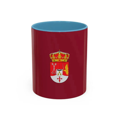 Flag of Albacete Spain - Accent Coffee Mug 11oz Light Blue - Go Mug Yourself