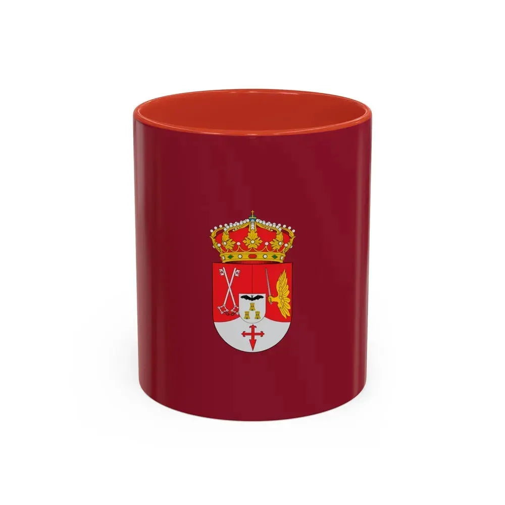 Flag of Albacete Spain - Accent Coffee Mug 11oz Red - Go Mug Yourself