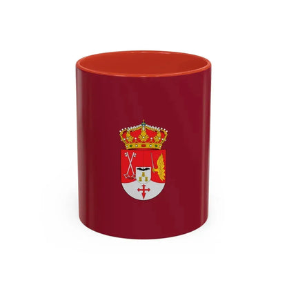 Flag of Albacete Spain - Accent Coffee Mug 11oz Red - Go Mug Yourself