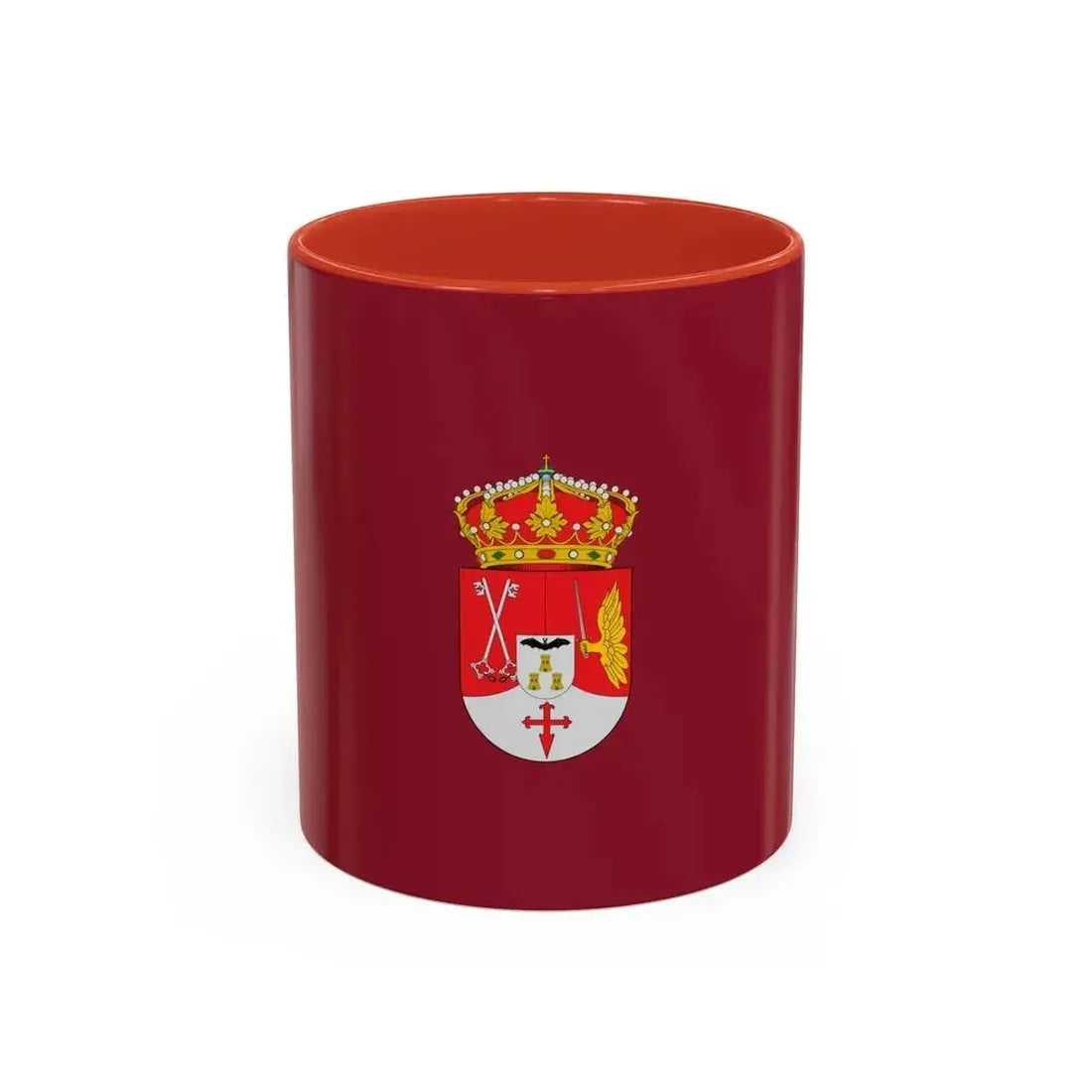 Flag of Albacete Spain - Accent Coffee Mug 11oz Red - Go Mug Yourself