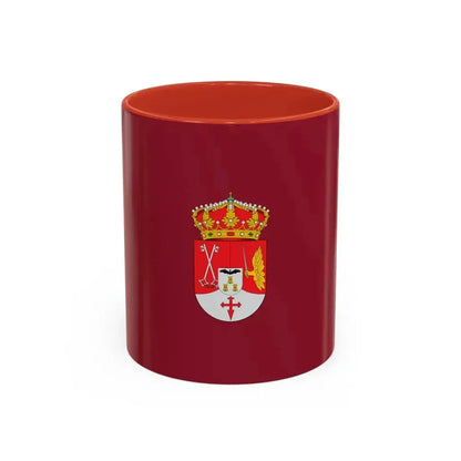 Flag of Albacete Spain - Accent Coffee Mug 11oz Red - Go Mug Yourself