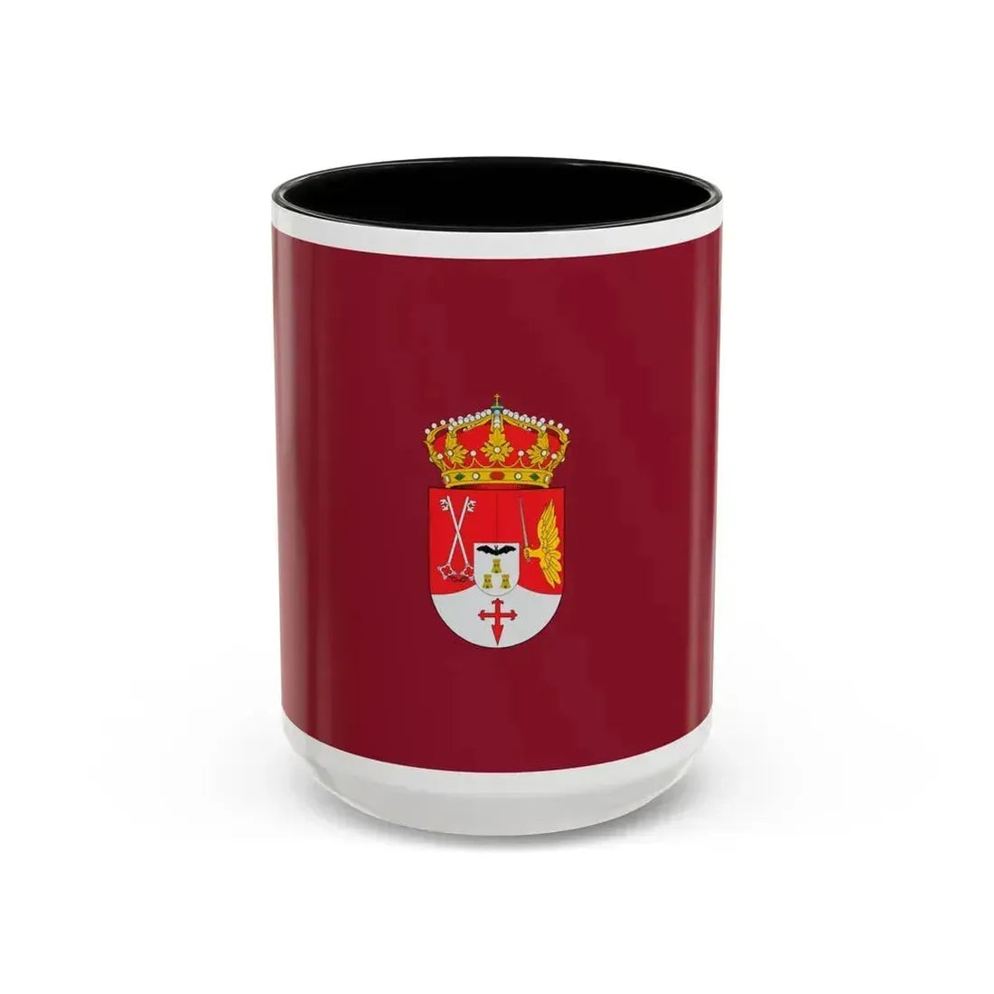 Flag of Albacete Spain - Accent Coffee Mug 15oz Black - Go Mug Yourself
