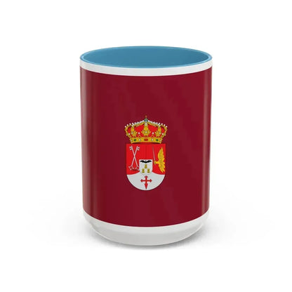 Flag of Albacete Spain - Accent Coffee Mug 15oz Light Blue - Go Mug Yourself