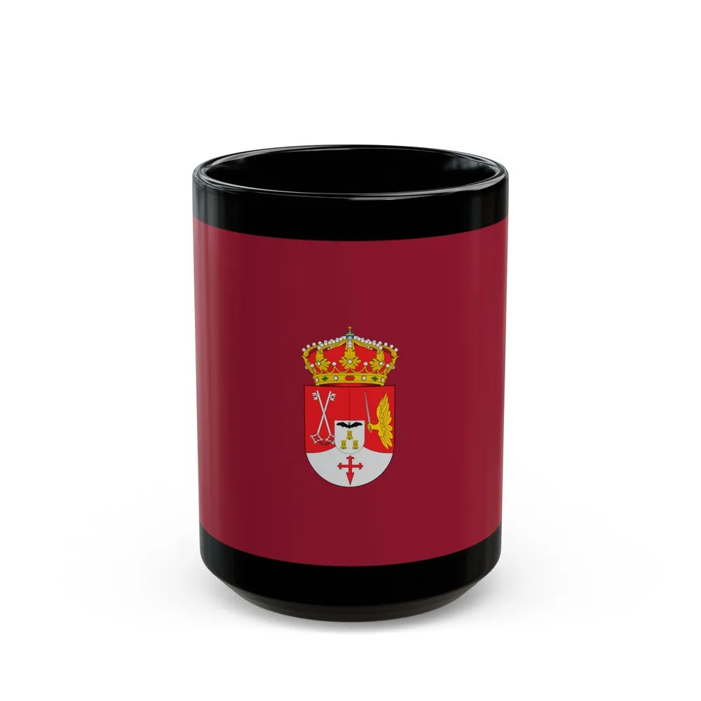 Flag of Albacete Spain - Black Coffee Mug-15oz-Go Mug Yourself