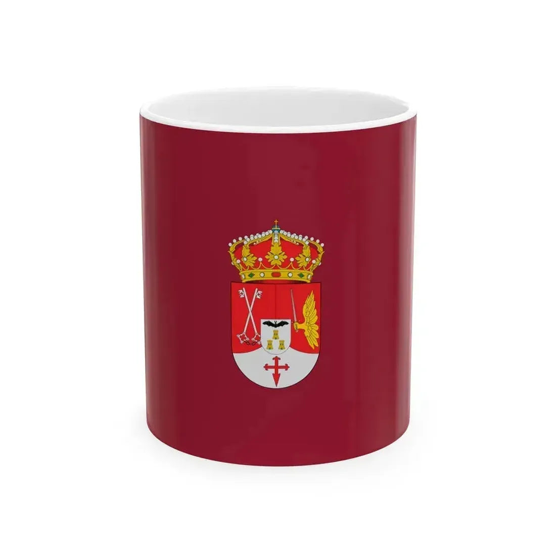 Flag of Albacete Spain - White Coffee Mug 11oz - Go Mug Yourself