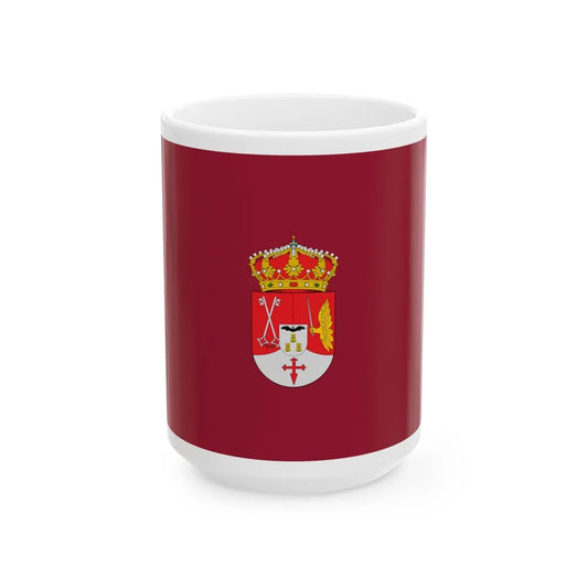 Flag of Albacete Spain - White Coffee Mug-15oz-Go Mug Yourself