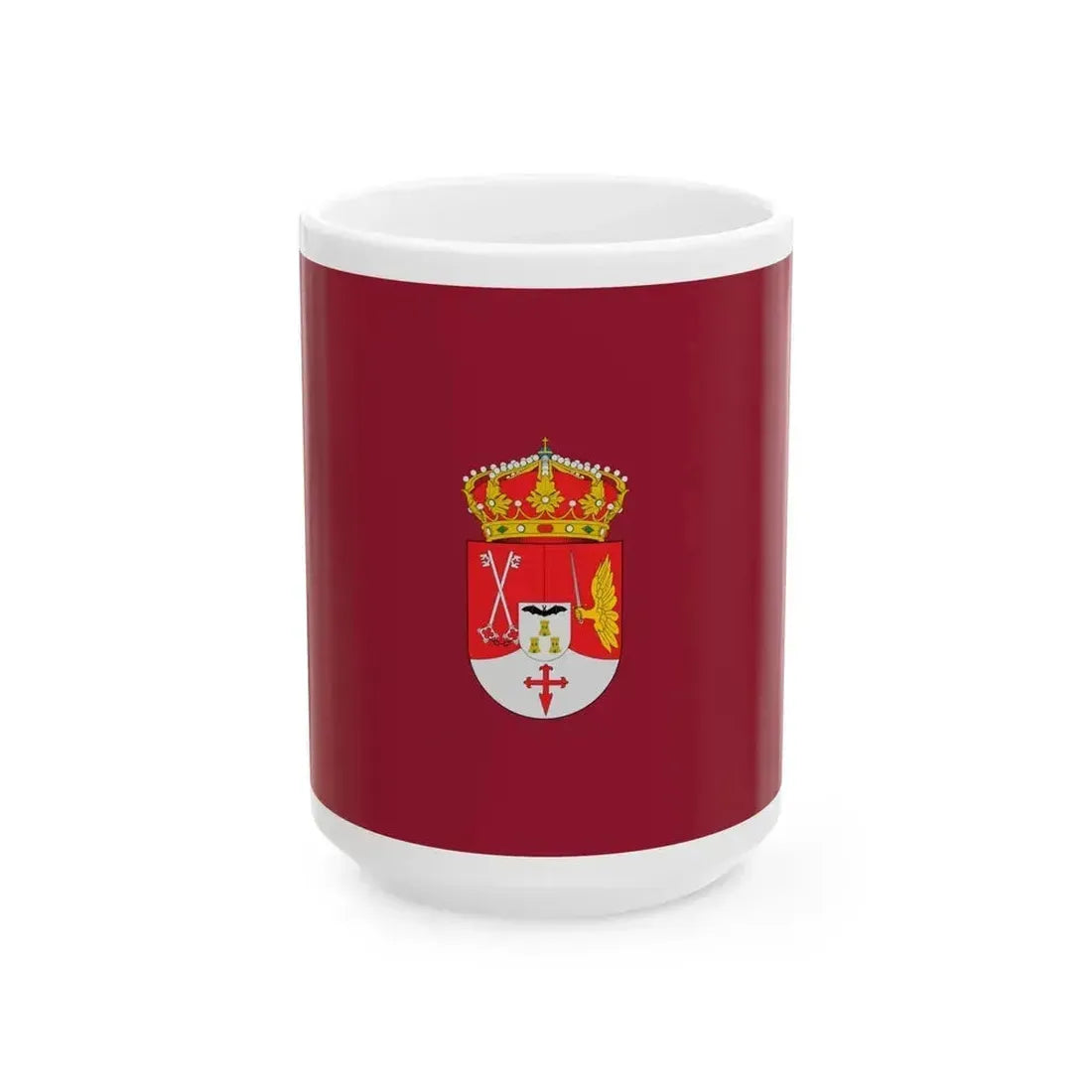 Flag of Albacete Spain - White Coffee Mug 15oz - Go Mug Yourself