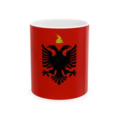 Flag of Albania 1934-1939 (Albania) White Coffee Mug 11oz - Go Mug Yourself