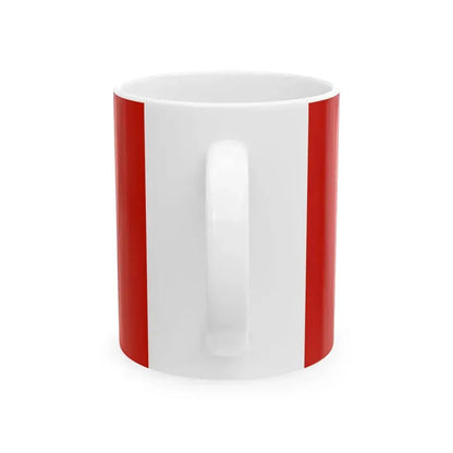 Flag of Albania 1943-1944 (Albania) White Coffee Mug - Go Mug Yourself