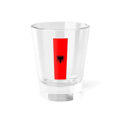 Flag of Albania Vertical (Albania) Shot Glass 1.5oz 1.5oz - Go Mug Yourself
