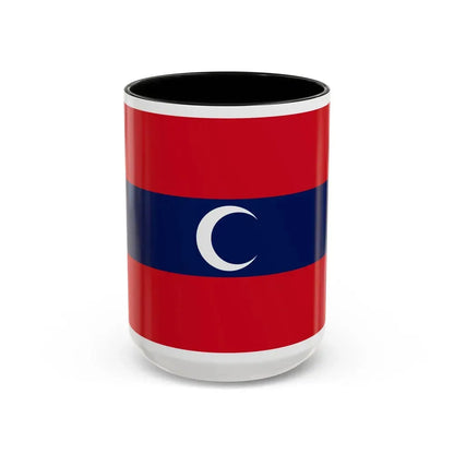 Flag of Albanian Muslims of the first quarter of the 19th century - Accent Coffee Mug 15oz Black - Go Mug Yourself