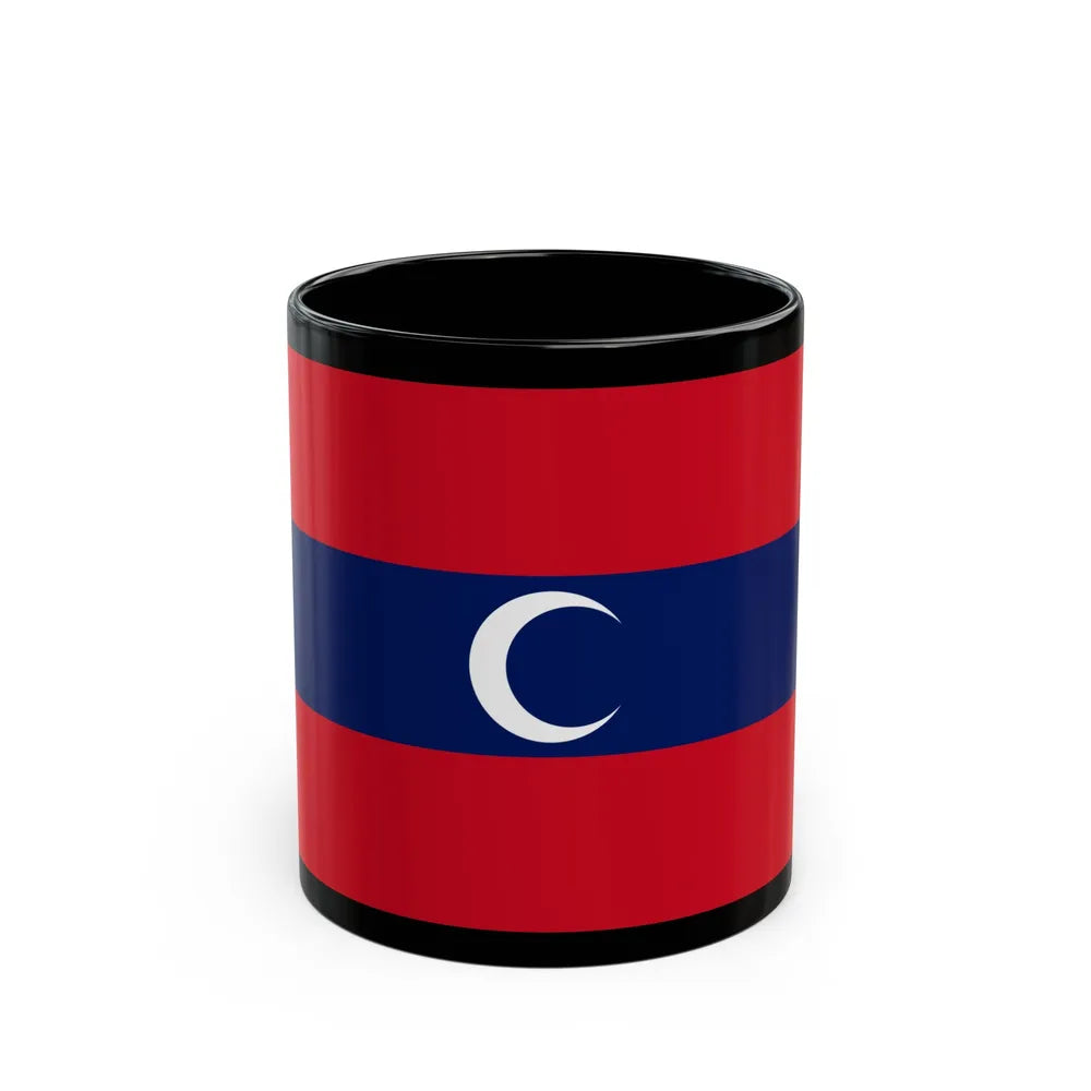 Flag of Albanian Muslims of the first quarter of the 19th century - Black Coffee Mug-11oz-Go Mug Yourself