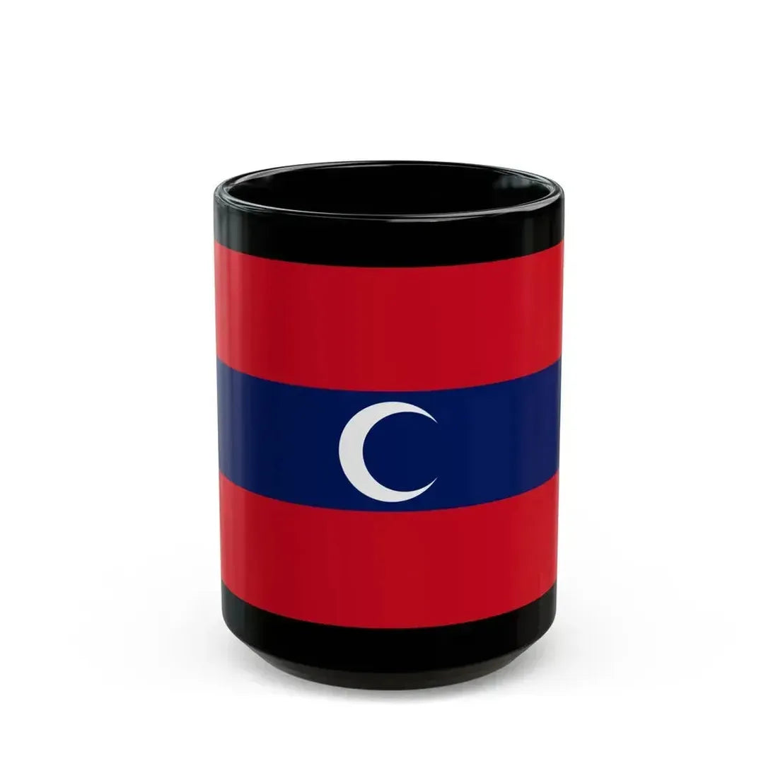 Flag of Albanian Muslims of the first quarter of the 19th century - Black Coffee Mug 15oz - Go Mug Yourself