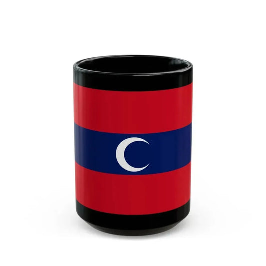 Flag of Albanian Muslims of the first quarter of the 19th century - Black Coffee Mug 15oz - Go Mug Yourself