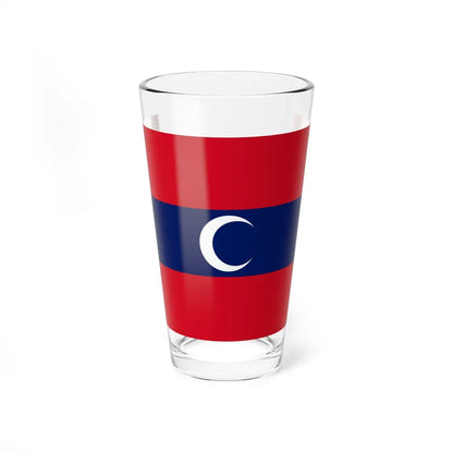 Flag of Albanian Muslims of the first quarter of the 19th century - Pint Glass 16oz-16oz-Go Mug Yourself