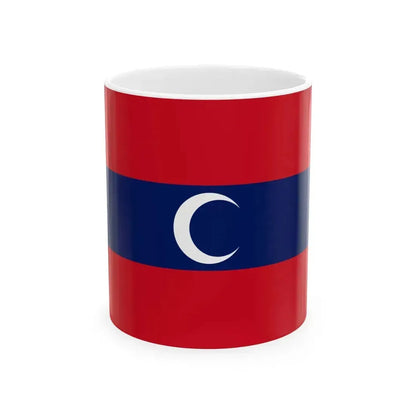 Flag of Albanian Muslims of the first quarter of the 19th century - White Coffee Mug 11oz - Go Mug Yourself