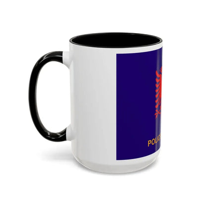 Flag of Albanian State Police - Accent Coffee Mug - Go Mug Yourself