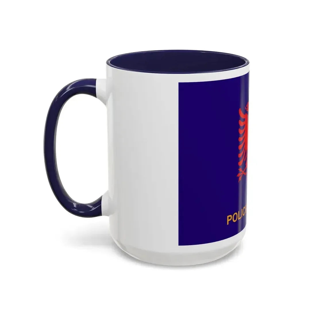 Flag of Albanian State Police - Accent Coffee Mug - Go Mug Yourself