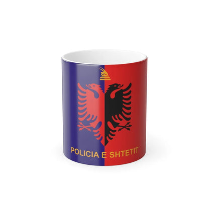 Flag of Albanian State Police - Color Changing Mug 11oz-11oz-Go Mug Yourself