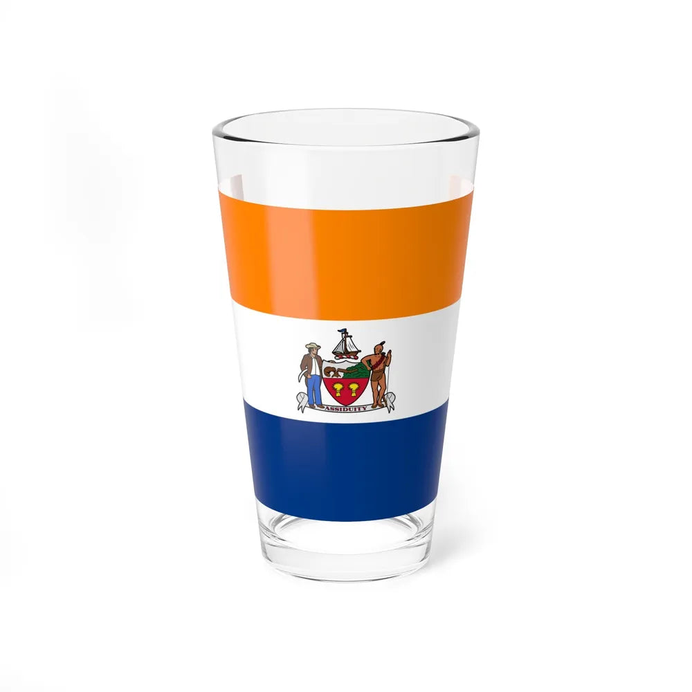 Flag of Albany, New York - Pint Glass 16oz-16oz-Go Mug Yourself