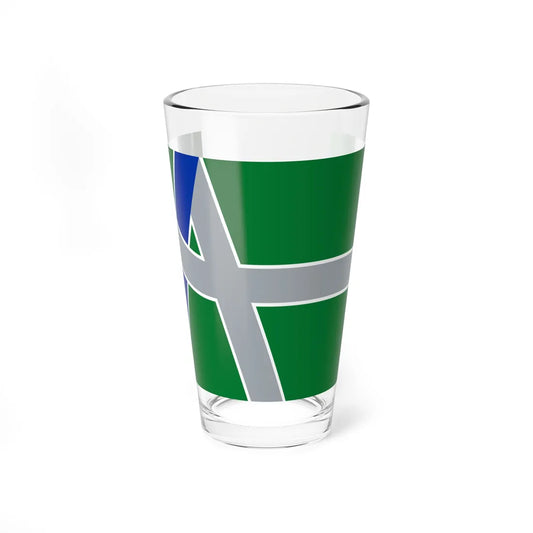 Flag of Albany Oregon (United States) Pint Glass 16oz 16oz - Go Mug Yourself