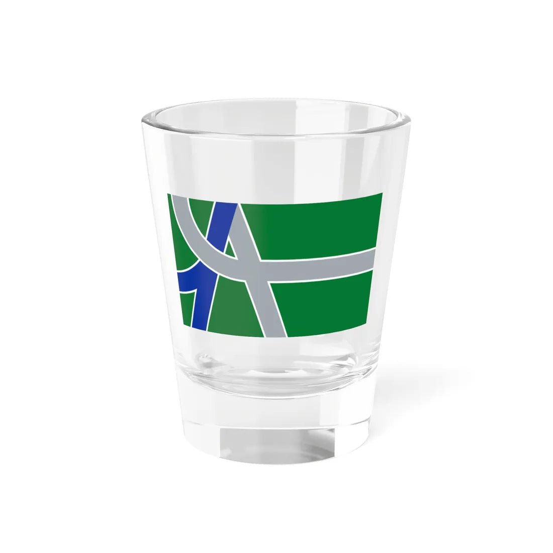Flag of Albany Oregon (United States) Shot Glass 1.5oz 1.5oz - Go Mug Yourself