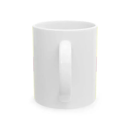 Flag of Albenga (Italy) White Coffee Mug - Go Mug Yourself