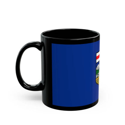 Flag of Alberta Canada - Black Coffee Mug-Go Mug Yourself