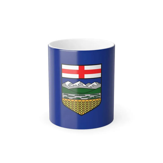 Flag of Alberta Canada - Color Changing Coffee Mug 11oz - Go Mug Yourself