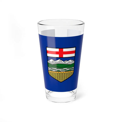 Flag of Alberta Canada - Pint Glass 16oz-16oz-Go Mug Yourself