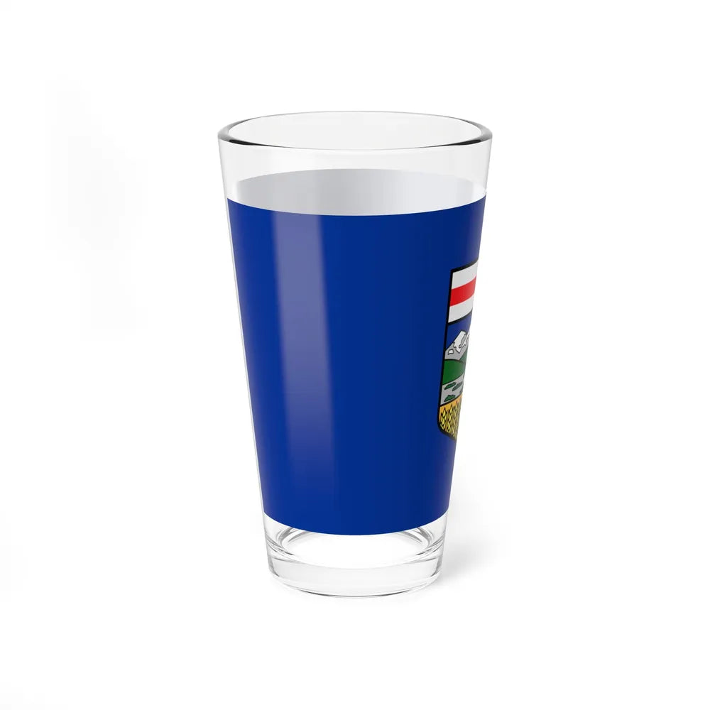 Flag of Alberta Canada - Pint Glass 16oz-Go Mug Yourself