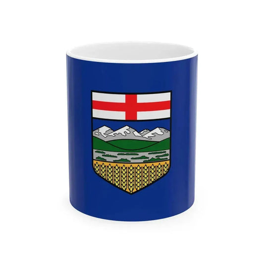 Flag of Alberta (Canada) White Coffee Mug 11oz - Go Mug Yourself