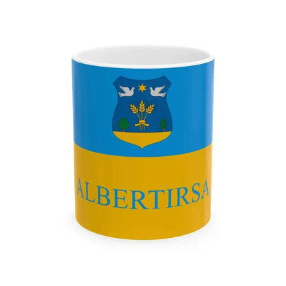 Flag of Albertirsa (Hungary) White Coffee Mug 11oz - Go Mug Yourself