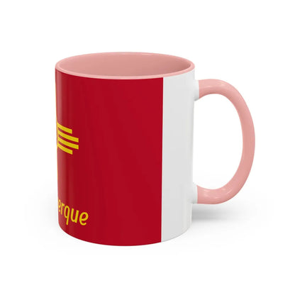 Flag of Albuquerque, New Mexico - Accent Coffee Mug 11oz-Go Mug Yourself