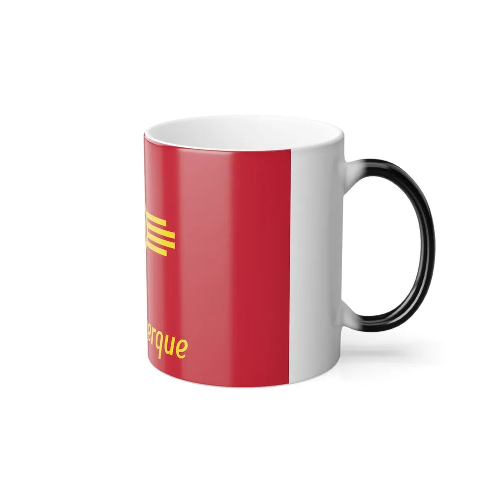 Flag of Albuquerque, New Mexico - Color Changing Coffee Mug-Go Mug Yourself