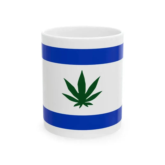 Flag of Ale Yarok 1999 (Israel) White Coffee Mug 11oz - Go Mug Yourself