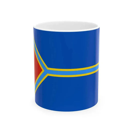 Flag of Alekseevsky rayon Volgograd oblast (Russia) White Coffee Mug 11oz - Go Mug Yourself