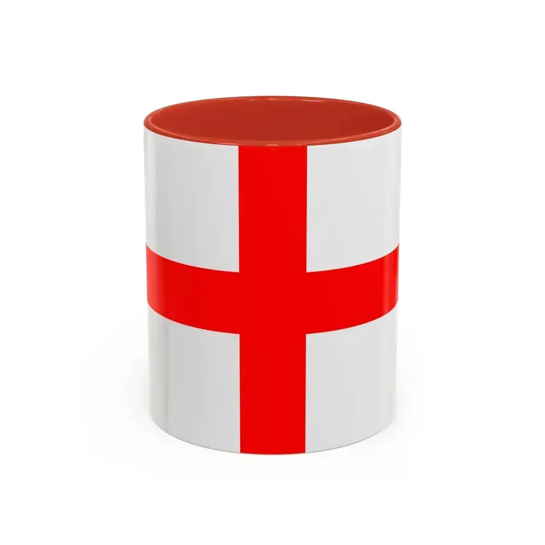 Flag of Alessandria Italy - Accent Coffee Mug 11oz Red - Go Mug Yourself