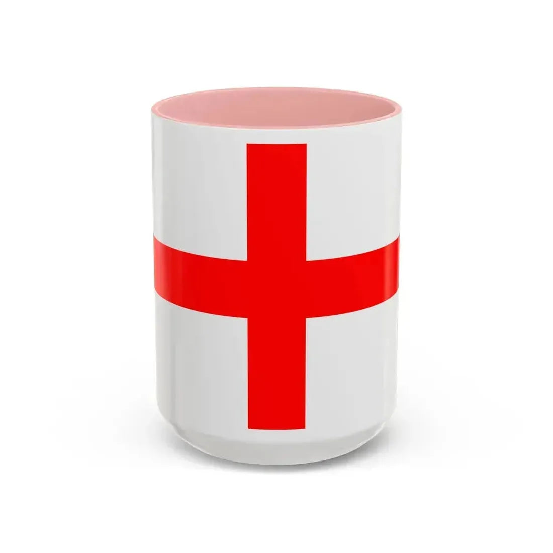 Flag of Alessandria Italy - Accent Coffee Mug 15oz Pink - Go Mug Yourself
