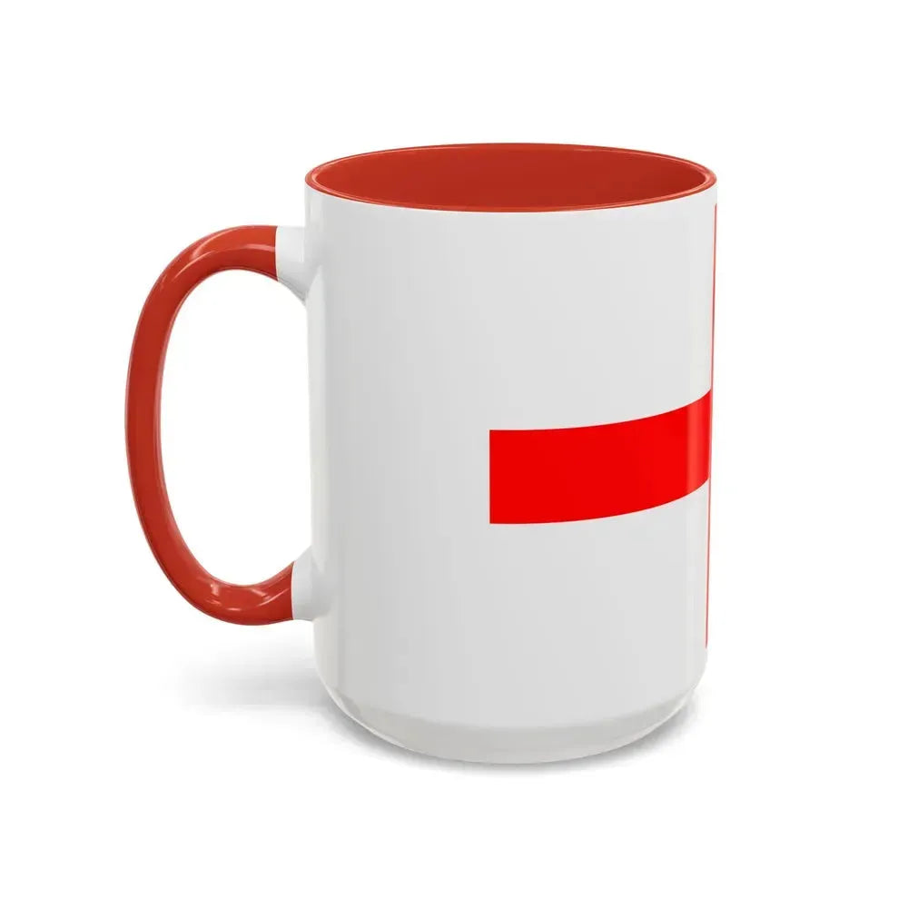 Flag of Alessandria Italy - Accent Coffee Mug - Go Mug Yourself