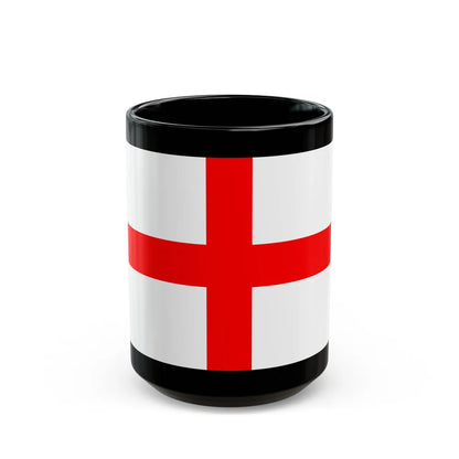 Flag of Alessandria Italy - Black Coffee Mug-15oz-Go Mug Yourself