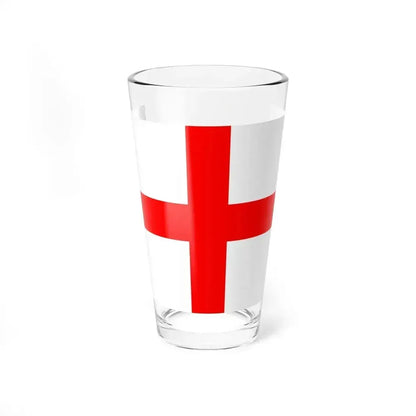 Flag of Alessandria Italy - Pint Glass 16oz 16oz - Go Mug Yourself