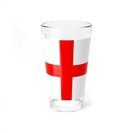 Flag of Alessandria Italy - Pint Glass 16oz 16oz - Go Mug Yourself