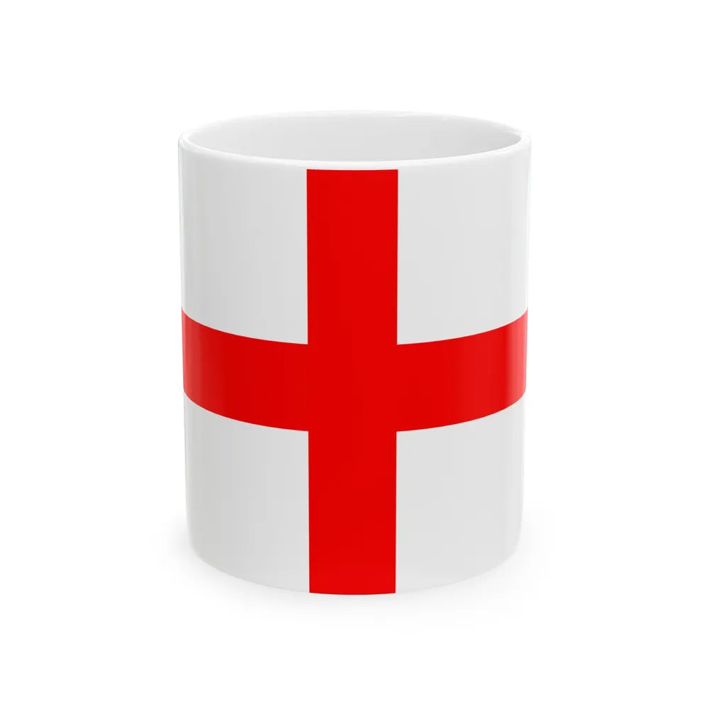 Flag of Alessandria Italy - White Coffee Mug-11oz-Go Mug Yourself